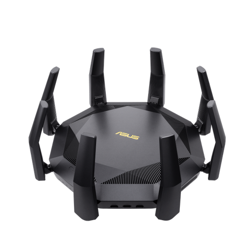 [90IG04J1-BM3010] ASUS RT-AX89X AX6000 AiMesh Wireless Router, Dual-Band 2.4GHz/5GHz, Ethernet, Supports 3G and 4G, Black, Model 90IG04J1-BM3010