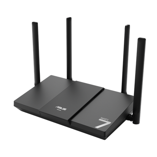 [90IG09U0-MU2S00] ASUS RT-BE50 BE3600 Dual-Band WiFi 7 Smart AiMesh Extendable Router, 2.5G WAN, 3x Gigabit LAN, MLO, 4K-QAM, IoT Network, Model 90IG09U0-MU2S00
