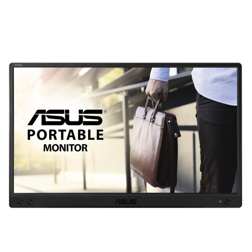 [90LM07D3-B01170] ASUS ZenScreen MB166C 16" Portable Monitor, Full HD 1080p IPS Display, 60Hz Refresh Rate, 5ms Response Time, 262K Display Colors, USB-C Port, Slim and Lightweight Design, Black 90LM07D3-B01170