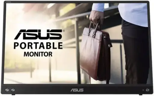 [90LM0381-B01370] ASUS ZenScreen MB16ACV 15.6" Portable Monitor, Full HD 1080p IPS Display, 60Hz Refresh Rate, 5ms Response Time, 260K Display Colors, USB-C Port, Slim Lightweight Design, Black 90LM0381-B01370