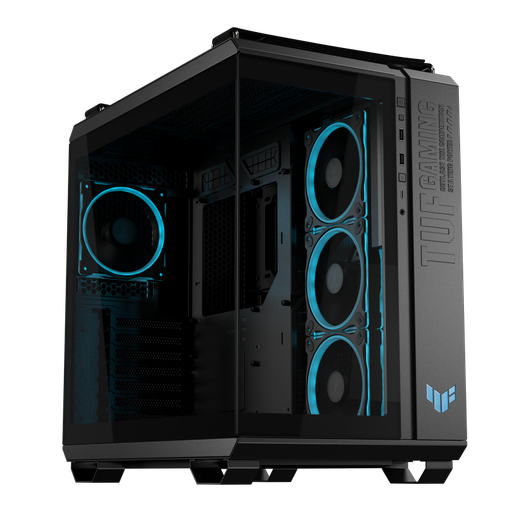 [90DC0090-B19020] ASUS TUF Gaming GT502 Horizon TG ARGB Black Mid Tower ATX Case, Tempered Glass Panels, Dual-Chamber Layout, ARGB Fans, Supports 360mm Radiator, Optimized Airflow & Cable Management 90DC0090-B19020