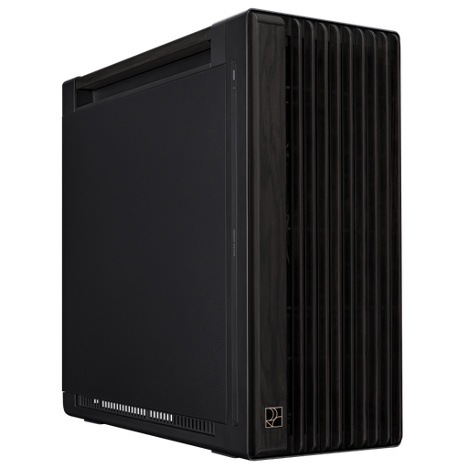 [90DC00J0-B09020] ASUS ProArt P602 Wood Edition Mid Tower Computer Case, 2x 200mm Front & 1x 140mm Pre-Installed Fans, Supports up to 420mm Radiator & 6 Fans, Dust Protection, Metal Panel, Black 90DC00J0-B09020