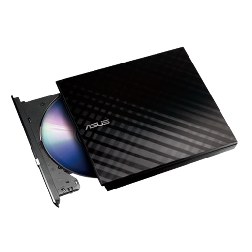[90-DQ0435-UA317KZ] ASUS SDRW-08D2S-U LITE Portable 8X DVD Burner with M-DISC Support for Lifetime Data Backup, Slim External Optical Drive Compatible with Windows and Mac OS, Reliable Performance 90DQ0435-UA317KZ