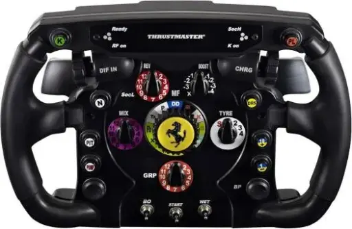 [TM-WHL-ADDON-FRARI] Thrustmaster Ferrari F1 Wheel Add-On – Genuine F1-Style "Push and Pull" Shifters, Rubber-Textured for Comfortable Grip, Quick Release System, Officially Licensed by Ferrari, Black TM-WHL-ADDON-FRARI