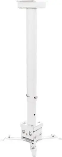 [91-NS20] VEOTECH 91-NS20 Projector Mount – universal bracket up to 20 kg, ±15° left-right angle adjustment, 2 m length, sleek White design. 91-NS20
