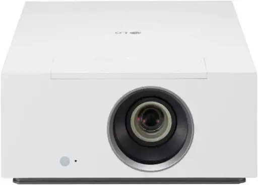 [HU710PW] LG CineBeam HU710PW 4K UHD Laser Projector – 2000 lumens, AI ThinQ OS, HDR10 & HLG, HDMI 2.1, Wi-Fi & Ethernet, built-in 2x5W speakers, smart home theater design, White. HU710PW