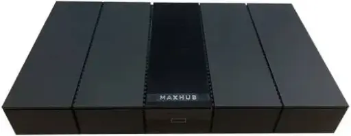 [WB05] MAXHUB WB05 Screen Sharing Box – dual-band 2.4G/5G Wi-Fi, supports 4K UHD output with 60Hz refresh, 9 split-screen display, seamless wireless collaboration, sleek Black. WB05