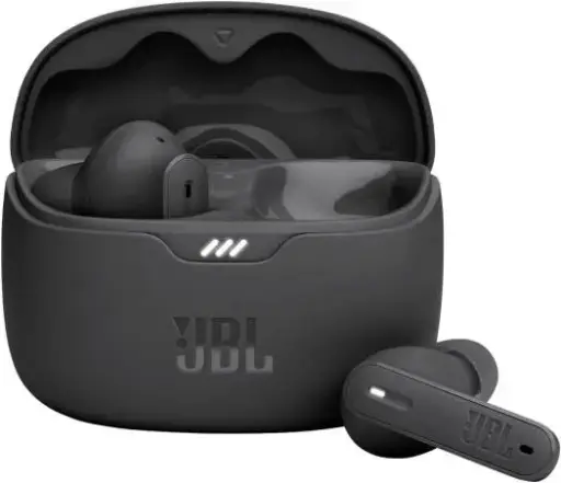 [JBLTBEAMBLK] JBL Tune Beam True Wireless Earbuds – Pure Bass sound, Bluetooth 5.3, ANC & Smart Ambient, 4-mic Voice Aware, 48H battery life, water & dust resistant, Black. JBLTBEAMBLK