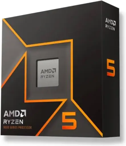 [100-100001405WOF] AMD Ryzen 5 9600X AM5 Processor, 6 cores, 12 threads, up to 5.4GHz boost clock, Radeon graphics, 6MB L2 + 32MB L3 cache, PCIe 5.0 x16 support, Zen 5 architecture. 100-100001405WOF