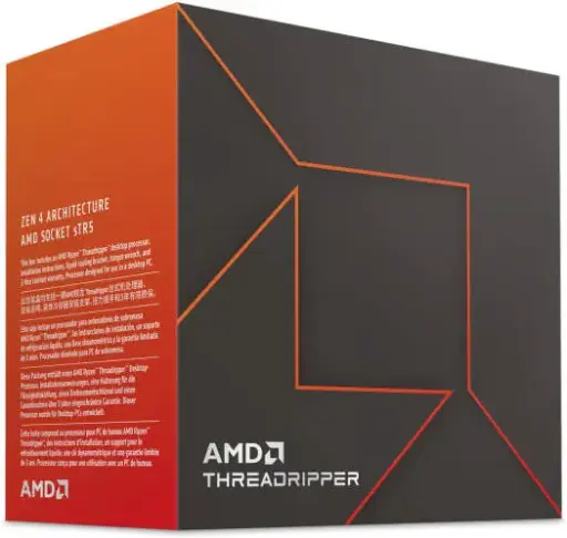 [100-100001351WOF] AMD Ryzen Threadripper 7970X sTR5 Processor, 32 cores & 64 threads, up to 5.3GHz boost, 128MB L3 cache, DDR5-5200 ECC support, Zen 4 architecture power. 100-100001351WOF