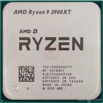 [100-100000277WOF] AMD Ryzen 9 3900XT AM4 Processor, 12 cores & 24 threads, up to 4.6GHz boost, 64MB L3 cache, PCIe 4.0 support, 105W TDP, Zen 2 architecture. 100-100000277WOF