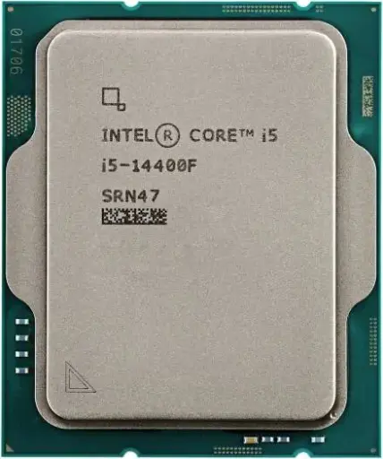 [14400F-Tray] Intel Core i5-14400F Processor, 10 cores & 16 threads, up to 5.0GHz boost, 20MB cache, DDR5-4800 dual-channel support, 192GB max memory, hybrid architecture. 14400F-Tray