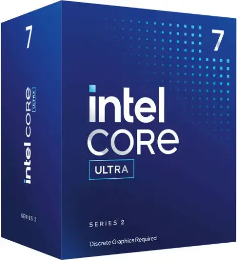 [BX80768265F] Intel Core Ultra 7 265F delivers 20-core hybrid power with 5.3 GHz turbo boost for creators and pros. Supports DDR5 dual-channel memory up to 256 GB for smooth, high-speed performance. BX80768265F