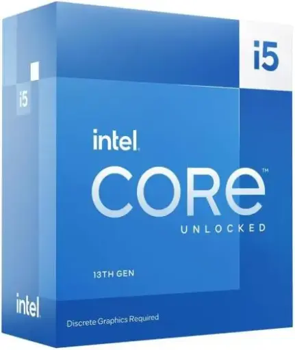 [BX8071513600KF] Intel Core i5-13600KF 13th Gen delivers 14-core, 20-thread hybrid power with up to 5.1 GHz turbo boost for high-speed performance. Supports dual-channel DDR5 memory up to 128 GB. BX8071513600KF