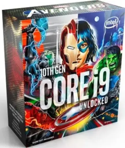 [BX8070110850KA] Intel Core i9-10850K Marvel Avengers Special Edition delivers 10-core, 20-thread performance with 3.6 GHz base and up to 5.2 GHz turbo boost. Unlocked for overclocking on the LGA1200 platform. BX8070110850KA