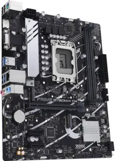 [90MB1DS0-M1EAY0] ASUS PRIME B760M-K D4 combines performance and reliability with PCIe 4.0, DDR4 support up to 64GB, and comprehensive connectivity for stable everyday computing 90MB1DS0-M1EAY0