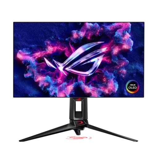 [90LM0A50-B01370] ASUS ROG Swift PG32UCDP 31.5" 4K UHD OLED gaming monitor delivers stunning contrast, ultra-fast 240Hz refresh rate, and 0.03ms response for pro-level performance and lifelike visuals 90LM0A50-B01370
