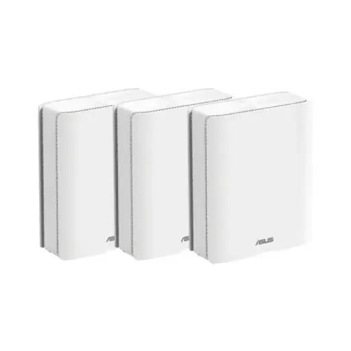 [90IG08K0-MO3N4V] ASUS BQ16 Tri-Band WiFi 7 router delivers ultra-fast speeds across 2.4GHz, 5GHz, and 6GHz bands with seamless connectivity, advanced performance, and elegant white design 90IG08K0-MO3N4V