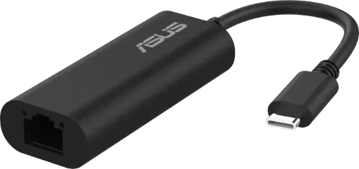 [90IG0A60-MW0L0V] ASUS USB-C2500 V2 2.5G Ethernet Adapter offers ultra-fast and stable wired connectivity via USB-C 3.0, ensuring seamless data transfer and lag-free performance 90IG0A60-MW0L0V