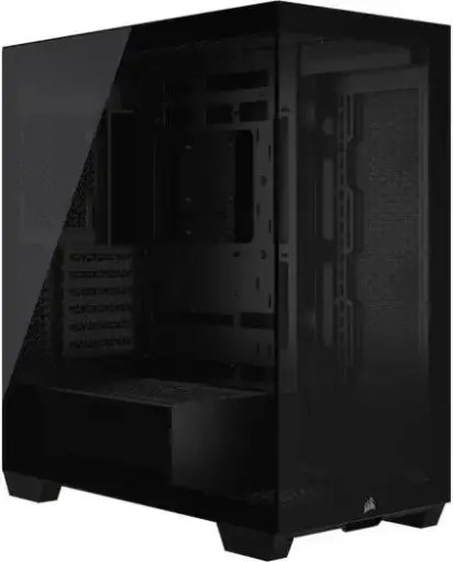 [CC-9011276-WW] Corsair 3500X Mid-Tower Case with tempered glass, support for 360mm radiators & 10 fans, plus Type-C, Type-A, and audio ports. CC-9011276-WW
