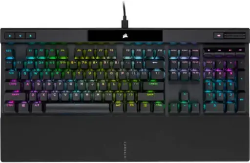 [CH-910941A-NA] Corsair K70 Pro RGB Optical-Mechanical Keyboard with linear OPX switches, AXON hyper-polling, PBT keycaps, and detachable USB-C. CH-910941A-NA