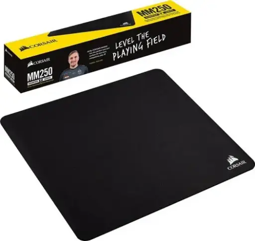 [CH-9412560-WW] Corsair MM250 Champion Series X-Large Cloth Mouse Pad (450x400x5mm) with a smooth glide surface and non-slip rubber base. CH-9412560-WW
