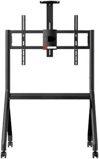 [AZT-FD580] Aztech FD580 TV Trolley Stand supports 55"–100" screens, 120kg capacity, 940x600mm VESA, and locking caster wheels for mobility AZT-FD580 