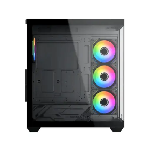 [EN46353] Xigmatek Blast mid-tower E-ATX case featuring a mesh front panel, high airflow design, tempered glass side panel, and full support for powerful gaming setups. EN46353