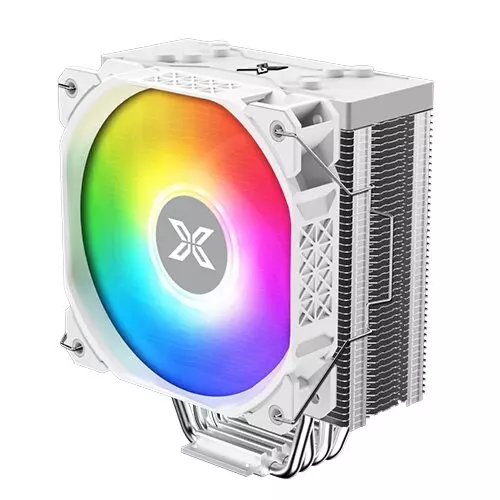 [EN47932] Xigmatek Air-Killer S Arctic RGB tower cooler provides strong cooling performance, optimized airflow, and clean Arctic white styling for modern gaming builds. EN47932