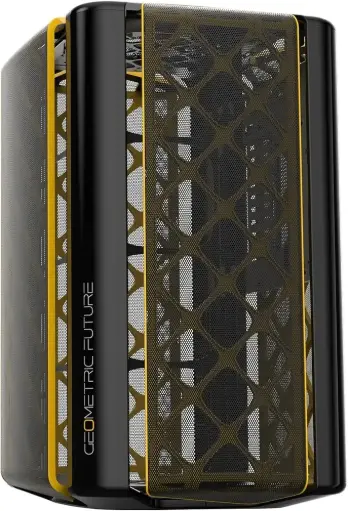 [GEO-M2-MB] Geometric Future M2 The ARK Mesh Black offers a high-airflow open-frame design with crystal coating, Type-C hub, 360 radiator support, and room for 350mm GPUs. GEO-M2-MB