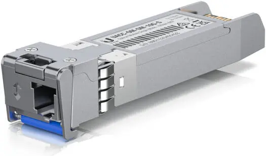 [10 Gbps Bidirectional Single-Mode Optical Module] Ubiquiti , 10Gbps Data Transfer Rate, 1270nm TX Wavelength, 1330nm RX Wavelength, Up to 10Km Cable Distance, Single Pack UACC-OM-SM-10G-S 10 Gbps Bidirectional Single-Mode Optical Module